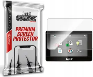 Screen protector GrizzGlass CeramicFilm for Satel INT-TSH-BSB 7" alarm keypad — ceramic film