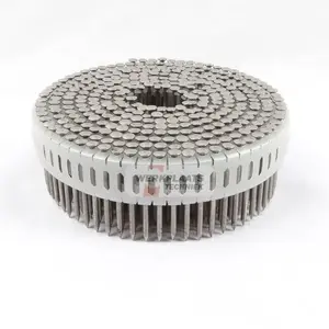 Nails MILWAUKEE 15° Ring Shank 3.05 x 25 mm HDG, coil for pneumatic nailer