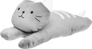 Spilvens 4Living Kitty 60 cm — apaļš dekoratīvs spilvens ar kaķa motīvu, diametrs 60 cm