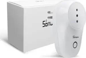 Wi‑Fi Smart Plug Sonoff S26TPL — inline smart outlet with remote control and scheduling