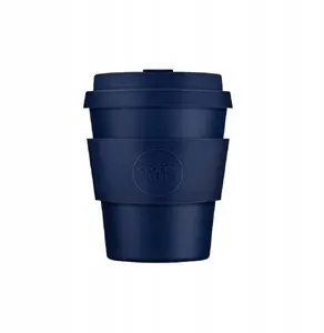Ceļojumu krūze Ecoffee cup Solid Colours 240 ml – atkārtoti izmantojama līdzi ņemama krūze, Dark Energy