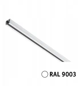 Rail conductor URail Paulmann 0.1 m, 230 V, white RAL9003, metal