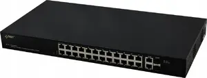Switch PULSAR SF124WP — 26‑port Fast Ethernet, 24x PoE