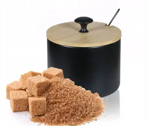 Confectionery Metal Sugar Bowl with Spoon 350 ml Brunbeste BB-2670