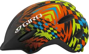 Bērnu ķivere GIRO Scamp, izm. S 49–53 cm, matēta melna ar krāsu pārejām