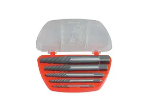 Screw Extractor Set MODECO MN-62-390 for Broken Screws M3–M8, 5 pcs
