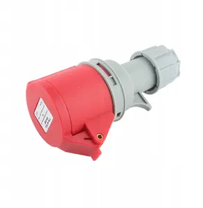 Портативная силовая розетка 4‑полюсная 16A Plastrol GN-416P