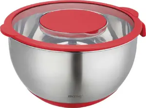 Banquet kitchen bowl shredder with grater and slicer function KH-1889 (stainless steel bowl)