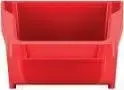 Plastic seedling trays Prosperplast KBILS20-3020 — 5 pcs, long cells, 198×118×155 mm, red