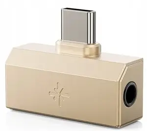 Headphone Amplifier FiiO Tiny B with DAC — Gold — 3.5 mm and 4.4 mm outputs
