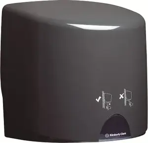 Centrāli atvilkamu papīra dvieļu dozators Kimberly-Clark Aquarius modelis 7181, pelēks