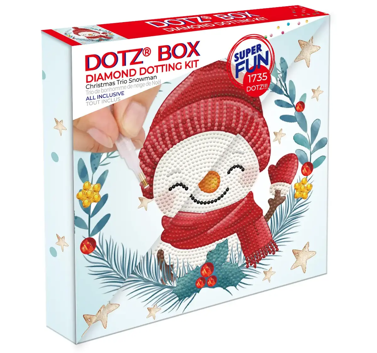 Diamond Dotz ChristmasTrio Snowman DBX.057 Photo 3