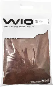 Декоративный аквариумный песок Aqua Nova WIO Choco Sand — тёмно‑коричневый, 5 кг мешок