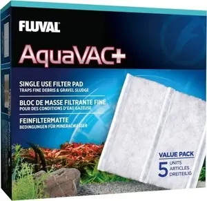 Viensreizlietojami filtru spilventiņi Fluval AquaVac+ FV-0679 — nomaiņas ieliktņi akvārija putekļsūcējam
