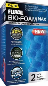 Filtra sūklis Fluval Bio Foam priekš Fluval 107, 2 gab. iepakojumā
