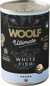 Mitrā barība suņiem Farmina 400 g White Fish & Potato — WOOLF PIES PUSZKA ULTIMATE CAN