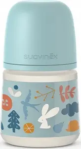 Детская бутылочка Suavinex 150 мл с физиологичной соской SX Pro медленный поток — синий Forest