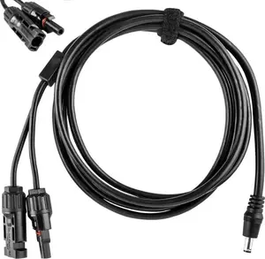 Connection cable NEO tools MC4 / DC 5.5×2.5 plug, length 2 m, model 90-148
