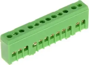 Din-rail terminal block adapter Simet LP-870S-12FS for TS35 rail, 12 positions