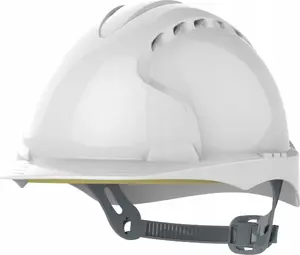 Aizsargķivere JSP EVO®2 ar regulējamu slīdējošo siksnu, ventilēta, balta