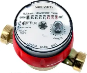 Water meter B_METERS GSD8-RFM for hot water 1/2" AC Q3 1.6 m3/h DN15 Mid R100/R50