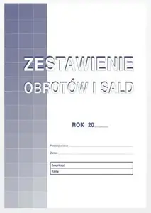 Michalczyk & Prokop accounting register A4 8 sheets — turnover and balance summary (425-1)