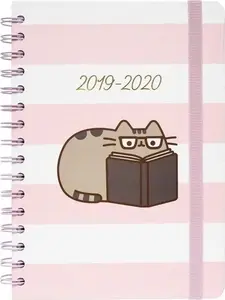 Plānotājs Pusheen 2019/2020, Pusheen, 14 x 16 cm, universāls formāts (lapu izkārtojums nav norādīts)