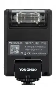 Flash unit Yongnuo YN6 Micro – compact on-camera flash, black