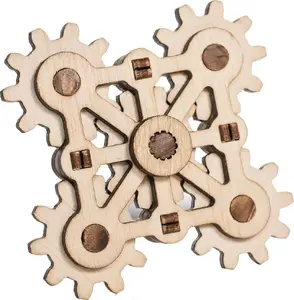 Wooden 3D Mini Twister Puzzle by EcoWoodArt, model EWA Drewniane Puzzle 3D Mini Twister (MPN 519264)