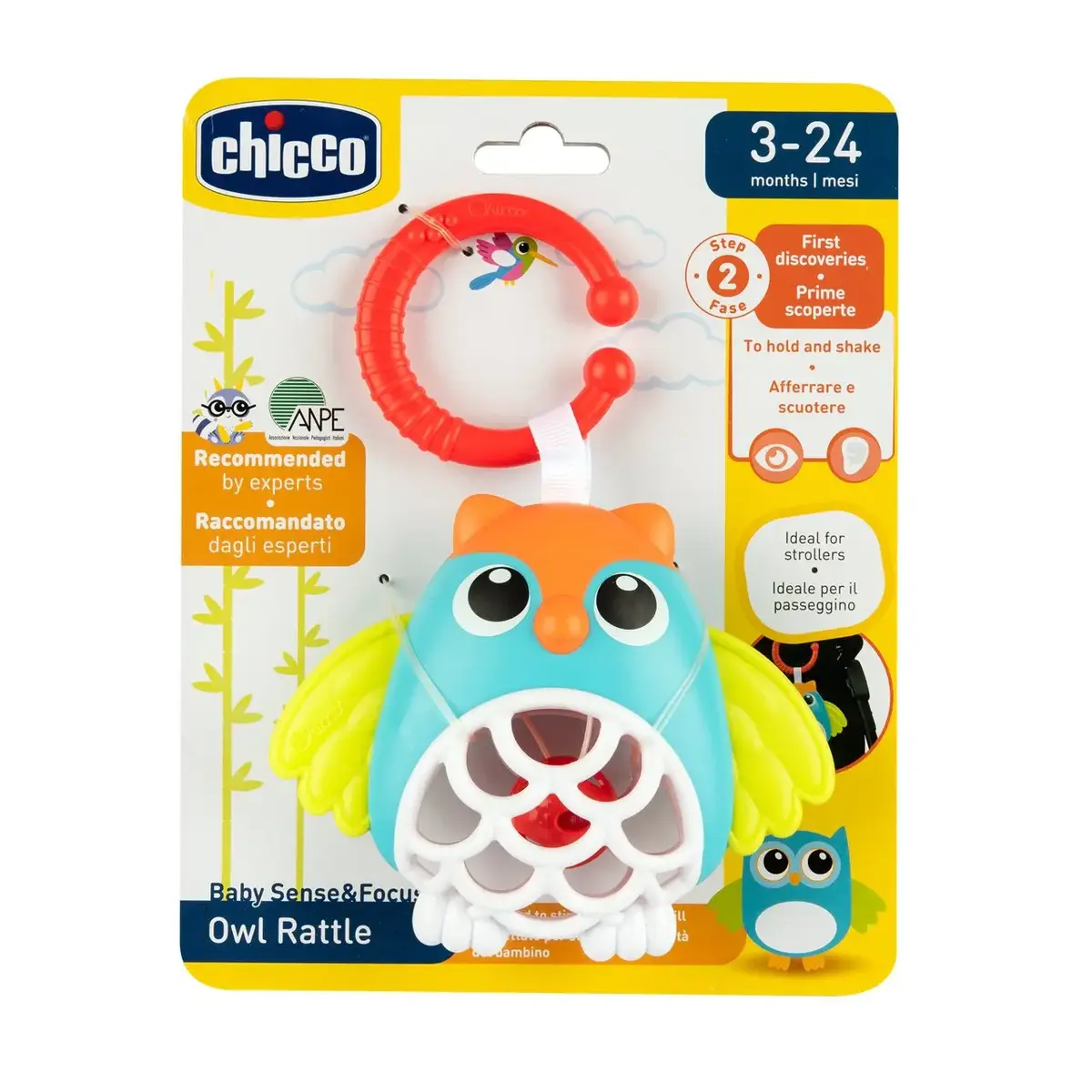 Chicco Owl rattle 00011590000000 Photo 3