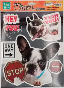Stnux Stnux Nakl.winyl.zwierzaki Pies stop STN 8585 — vinyl sticker, dog paw design