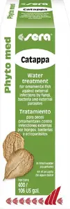 Ūdens kondicionieris sera Phyto med Catappa 50 ml — augu izcelsmes akvārija ūdens uzlabošanai