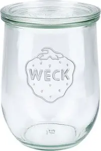 Набор стеклянных банок Jata WECK Round Rim Tulip 1,0 л — 4 шт.