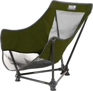 Atpūtas krēsls ENO Eno Lounger SL Chair, Olive — saliekams āra šūpuļkrēsla tipa sēdeklis