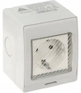 Smart Wi‑Fi Wall Socket Atlo ATLO-S1IP5-SCH-TUYA — Tuya Smart compatible, single outlet, Schuko
