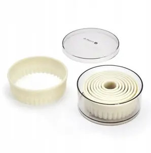 de buyer Wycinarka okrągła falista D-4307-00 – round fluted cutter for dough and pastry