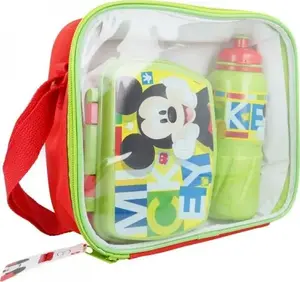 Pusdienu komplekts Mickey Mouse — izolēta pusdienu soma ar 530 ml pudeli