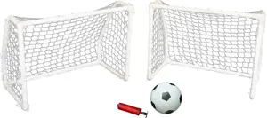 Portable football goal set Master 2 goals 61×45×30 cm with ball and pump