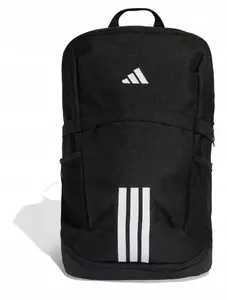 Mugursoma ADIDAS Tiro JY7971 — melna, sporta mugursoma treniņiem un ikdienai