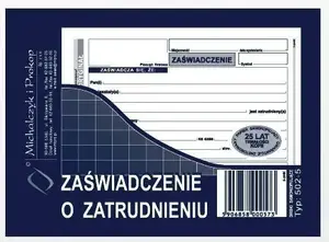 Employment Certificate Booklet Michalczyk & Prokop 502-5 A6 80 sheets