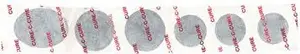 Tube Repair Patches WELDTITE CURE-C-CURE cycle repair strips 6 x self-adhesive patches box 50 pcs (WLD-4003)