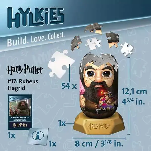 Ravensburger 3D Puzzle: Hylkies - Rubeus Hagrid 12.008.004 Photo 7