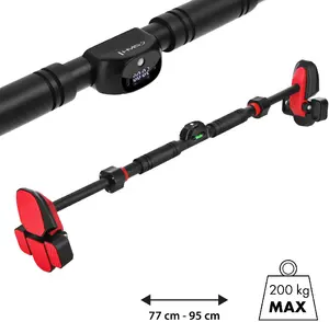 Pull-up Doorway Bar HMS DD500 with Quad Support and Rep Counter