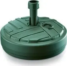 Umbrella base Prosperplast model 977843, green, outdoor parasol stand