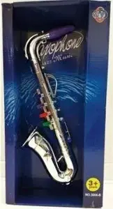 Toy Saxophone Pegaz Toys Saksofon — children's musical wind instrument, lightweight plastic design