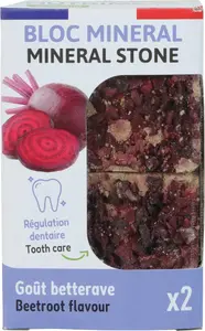 Mineral block for small mammals ZOLUX NUTRIMEAL 3 with beetroot 2 x 200 g