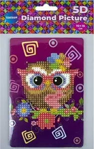 Art mosaic kit panta plast Diamentowa mozaika ze sztalugą – Sowa 10x15 cm