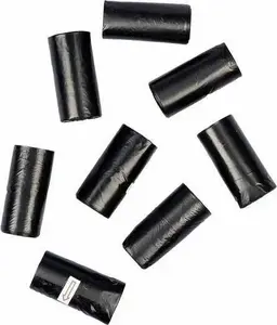 Dog waste bags Duvo+ black 8 rolls x 20 bags per roll