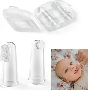 Напальчниковая зубная щетка Baby Ono 1545 для грудных детей — мягкая силиконовая щетка для десен