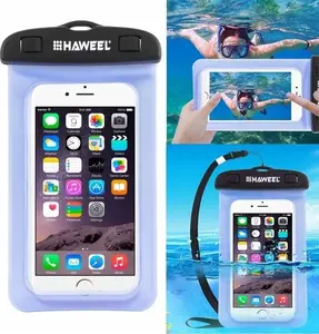 Haweel waterproof underwater phone case HWL-7002L for Samsung Sony Huawei LG Xiaomi Oppo – universal protective pouch